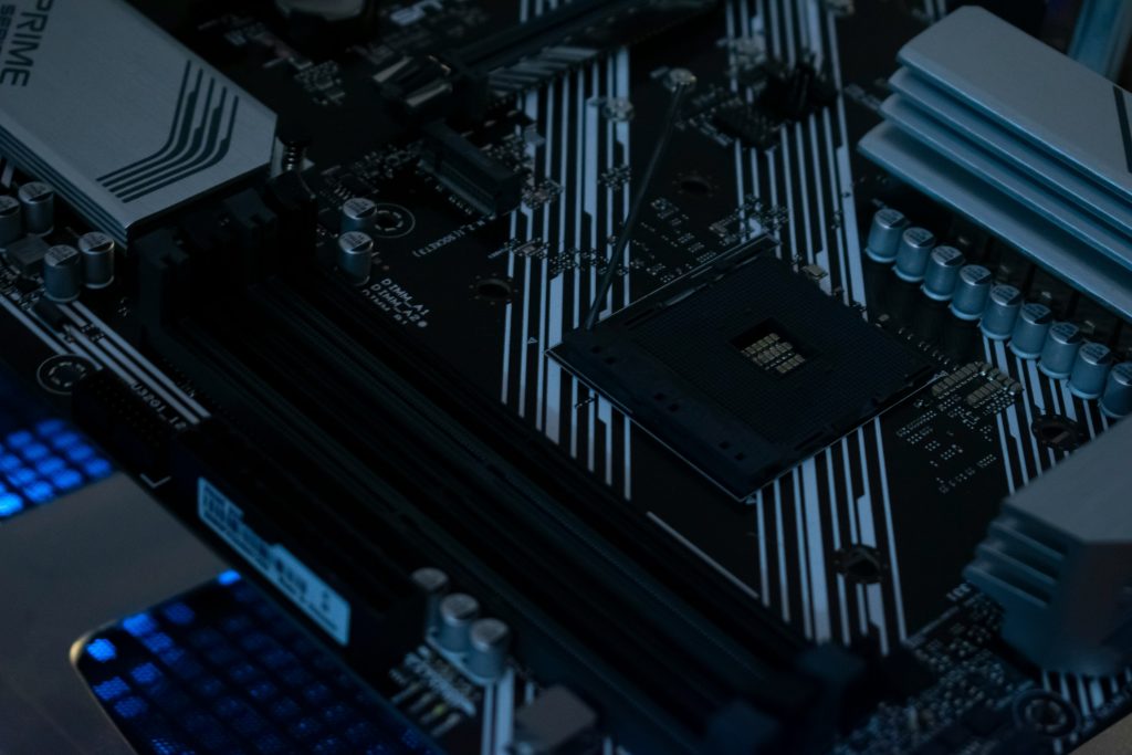 image of GPU electronics